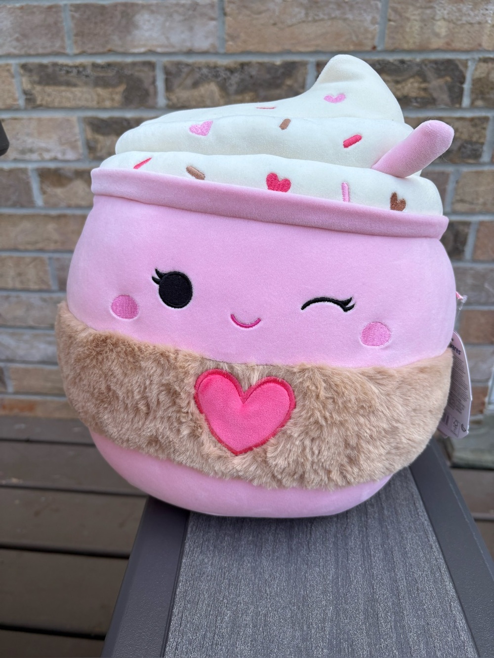 Squishmallows 12” Jenny the Valentines Latte Plush - BNWT